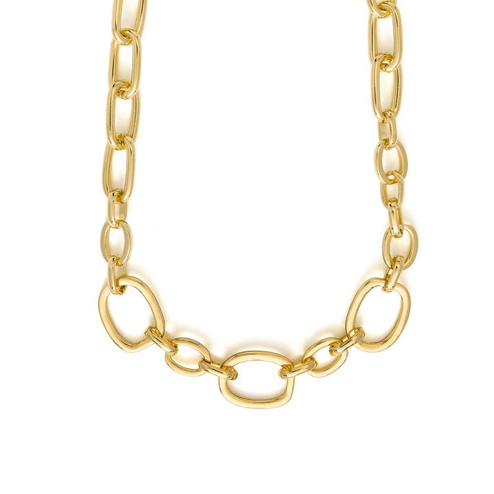 Collar Luxenter acabado en oro amarillo de 18k - Danli para venta al por mayor de Luxenter