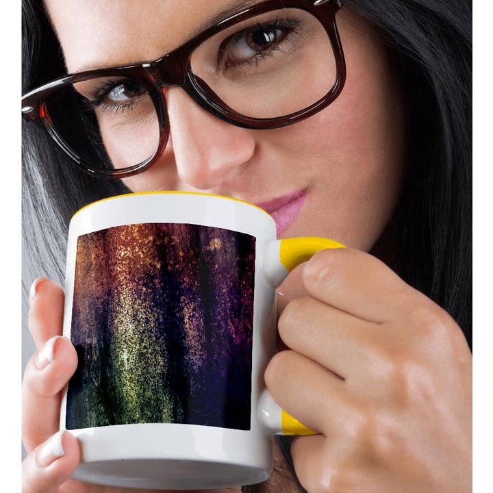 3dRose - Wholesale Coffee Mug - 3dRose, Grungy Colorful Design, Mug1