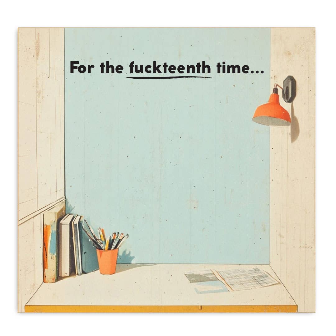Bad Betty Greeting Co. - Wholesale Sticky Notes - For the Fuckteenth Time - Funny Sarcastic Sticky Note Pad2