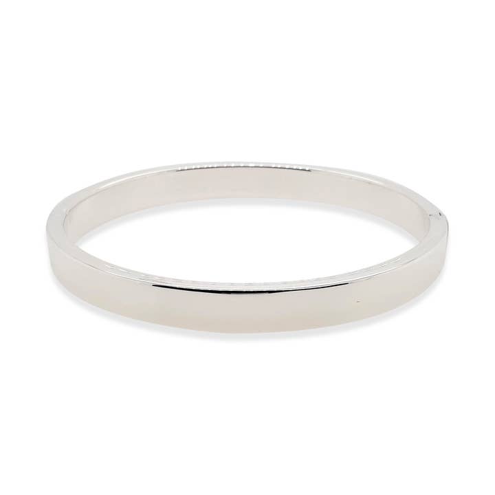 BANGLE S/S HÆNGSLET FLAD OVAL for engroshandel hos Mountain Creek Jewellery