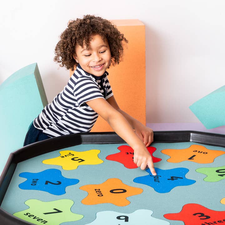 Numbers 0-10 Vinyl Tuff Tray Play Mat for wholesale by MEKA