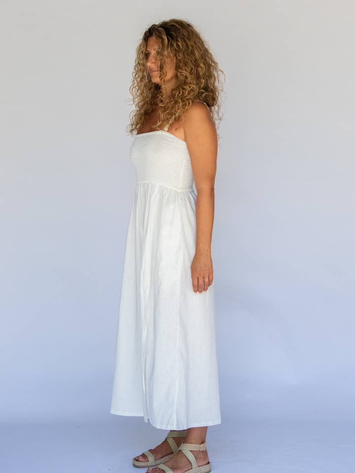 Hobo and Hatch - Wholesale Dress – Women's - Mikoha Midi Dress // Bone3