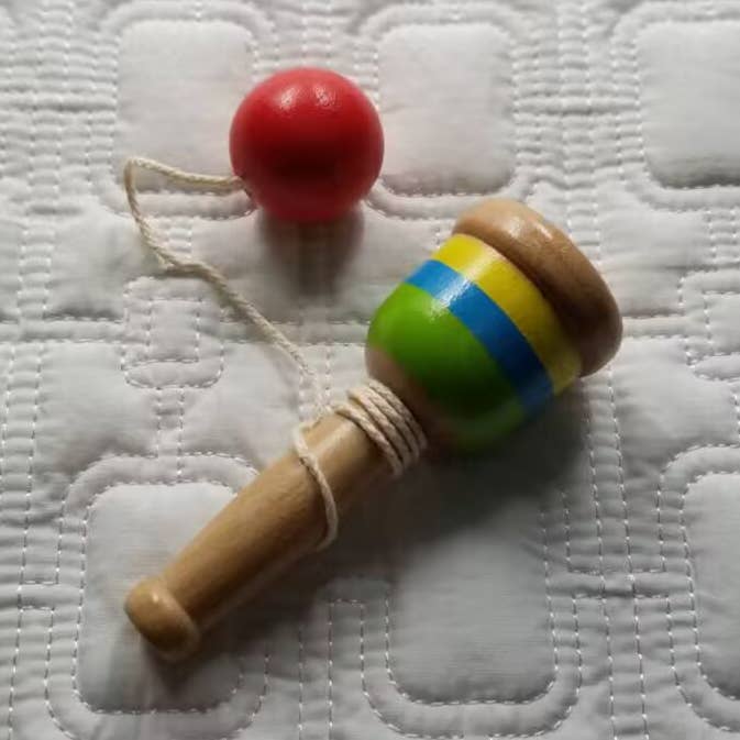 Classic Wooden Catch Ball Toys for wholesale by D & C TOYS