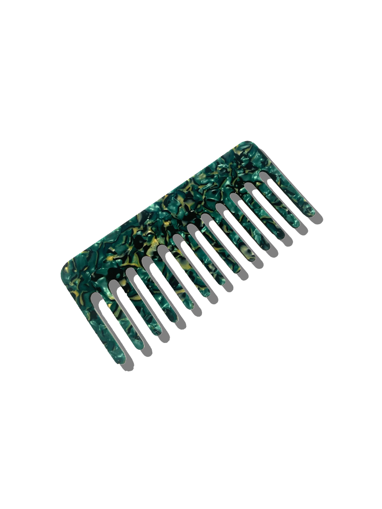 Solar Eclipse - Wholesale Hair Brush/Comb - Detangling Wide Tooth Hair Comb | Eco-Friendly Acetate5