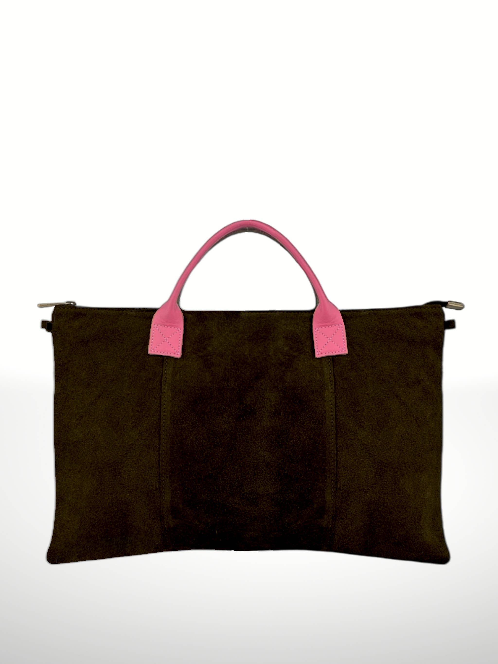 ITALIAN'S LEATHER - Wholesale Tote Bag - Women's - Suede Leather Bags Milano 2208119