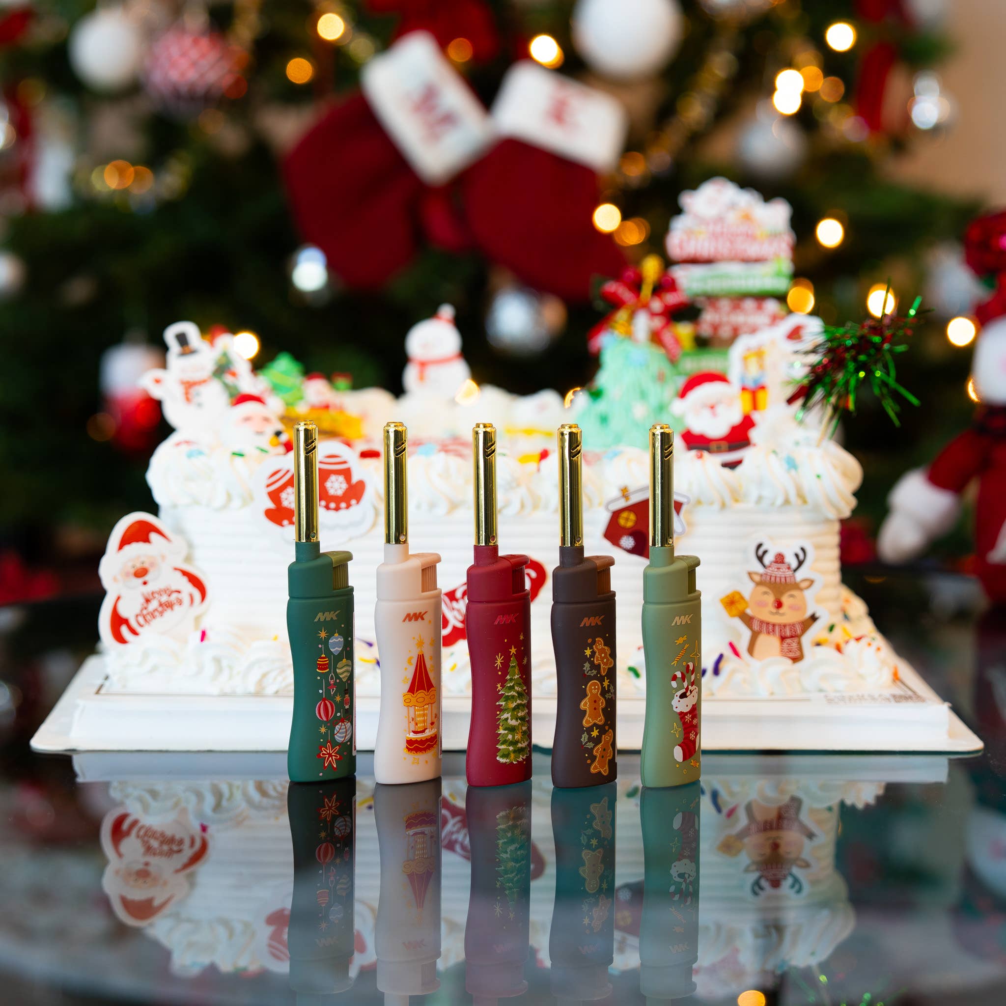 MK Lighter Company - Wholesale Lighter - MK Lighter Range Series, Xmas Set, Windproof Flame 50PC6