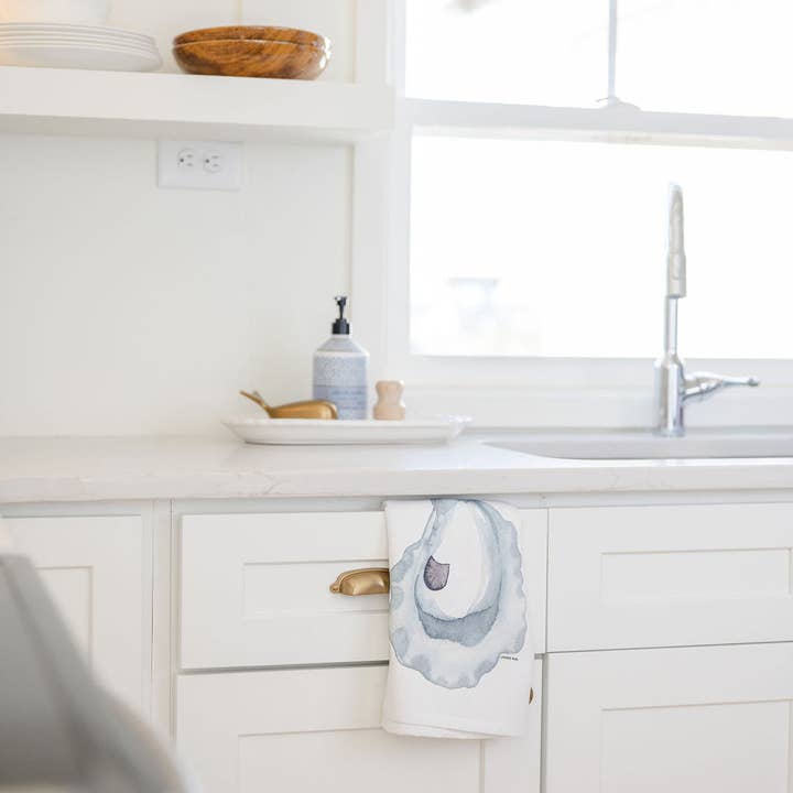 Printed Hues - Wholesale Tea Towel - Carolina Oyster Tea Towel1