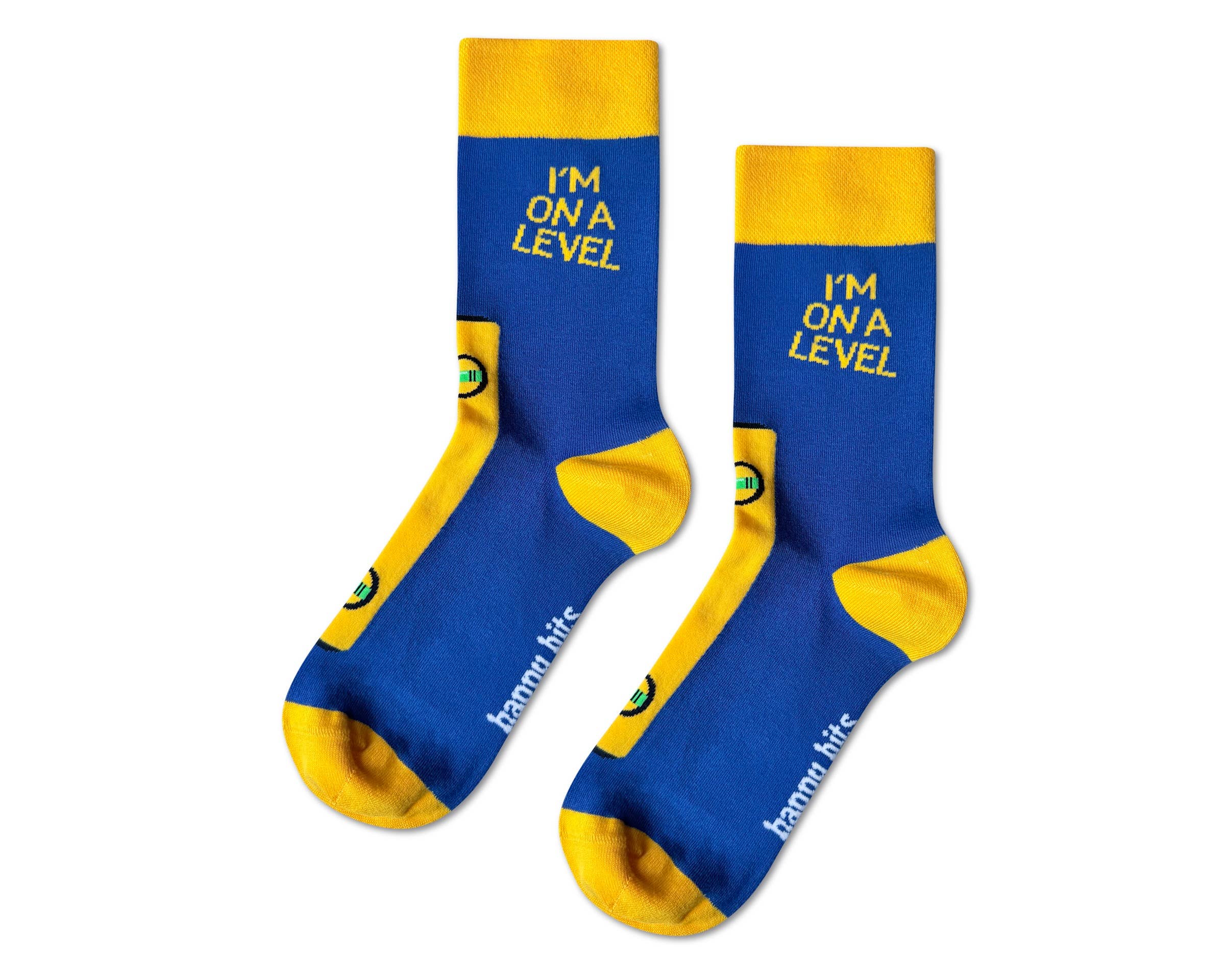 Happy Bits Socks – wholesale Socks – Unisex – I'm On a Level Bamboo Socks