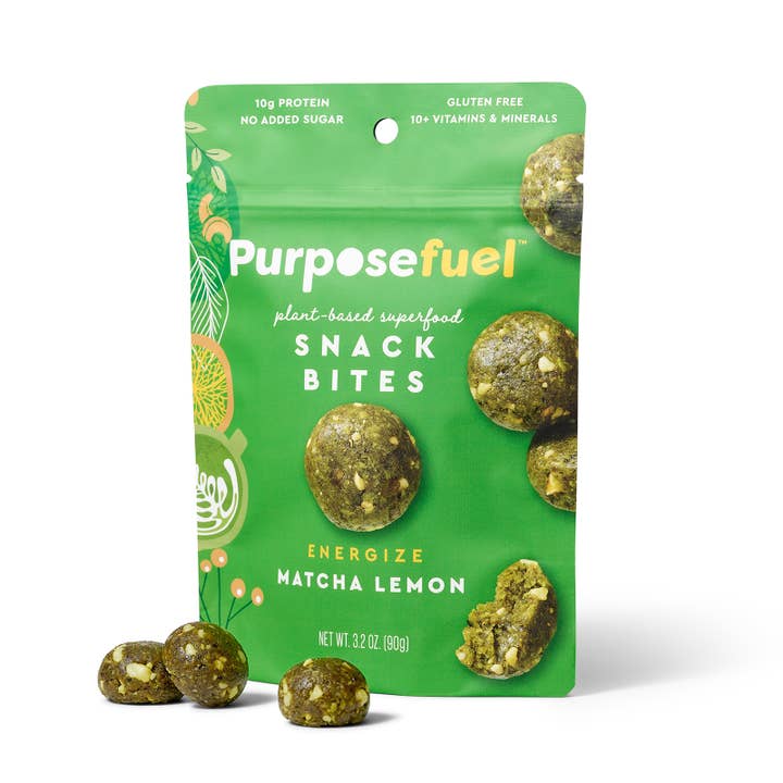 Purposefuel - Wholesale Snack Bar - Purposefuel Matcha Lemon