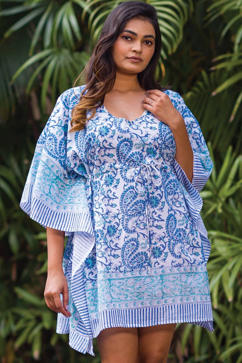Sevya Handmade - Wholesale Kaftan - Women's - Block Printed Caftans12