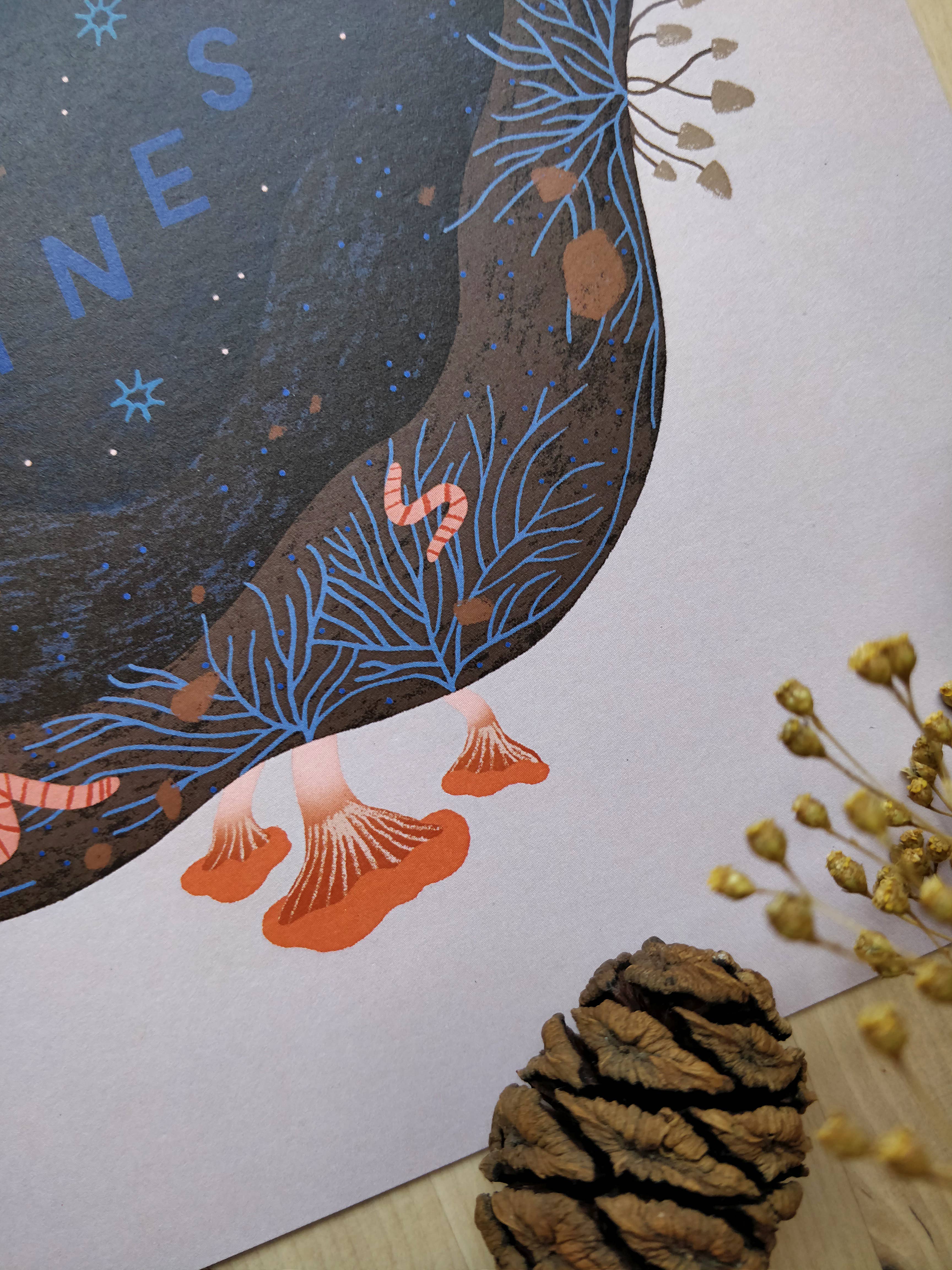 Lucy Scott Illustration - Wholesale Art Print - Occupy the Emptiness Print, Mindful Illustrated Art Print4