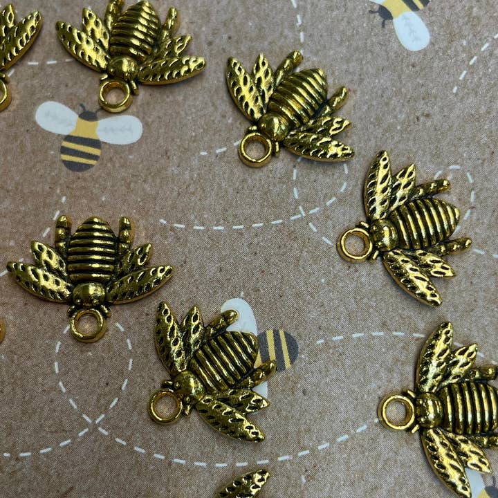 Vampire Unicorns - Wholesale Individual charm/pendant - Golden Bee Charms3