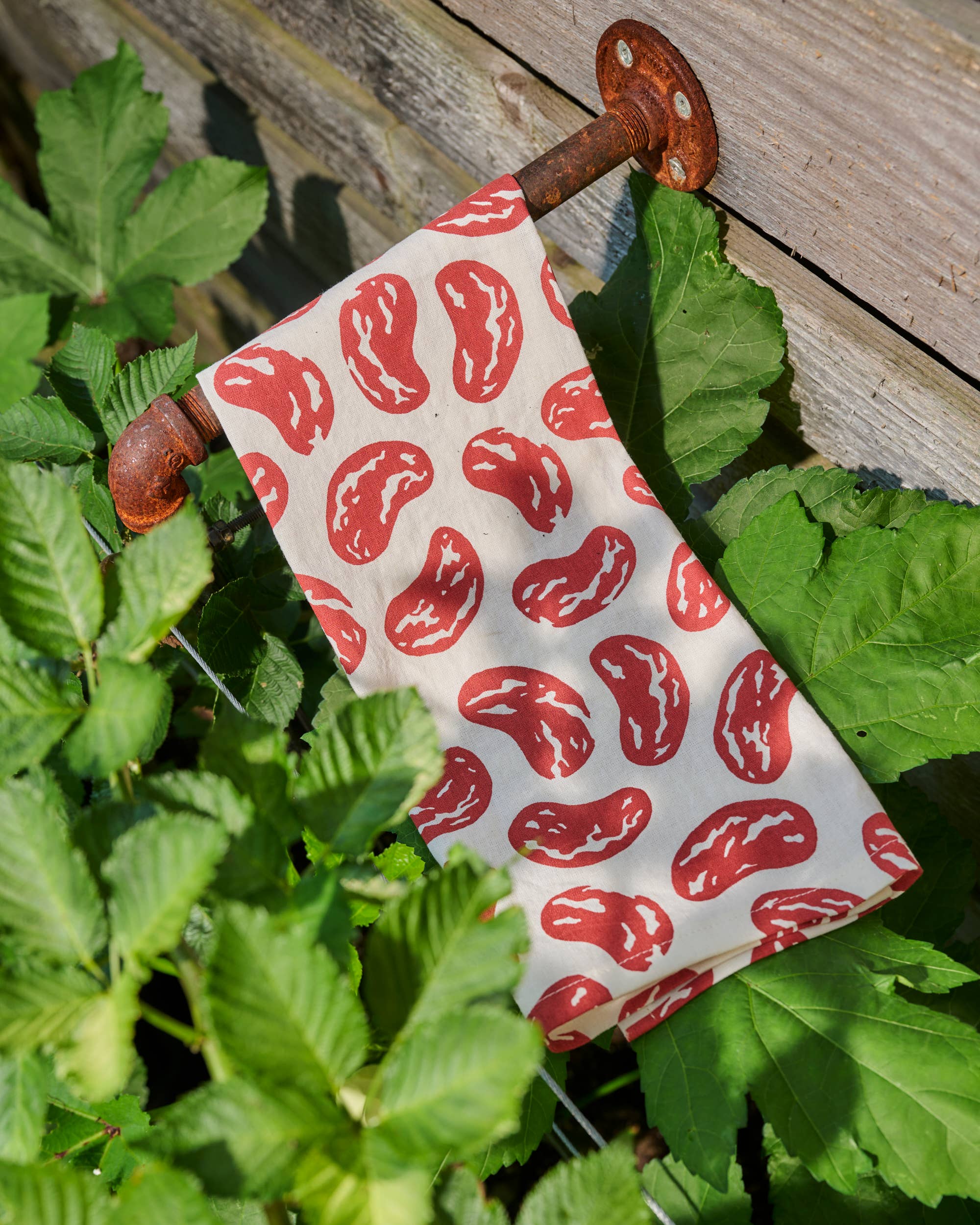 LCQKS - Wholesale Tea Towel - Hand Screen-Printed Cotton Linen Tea Towel from St. Louis
6