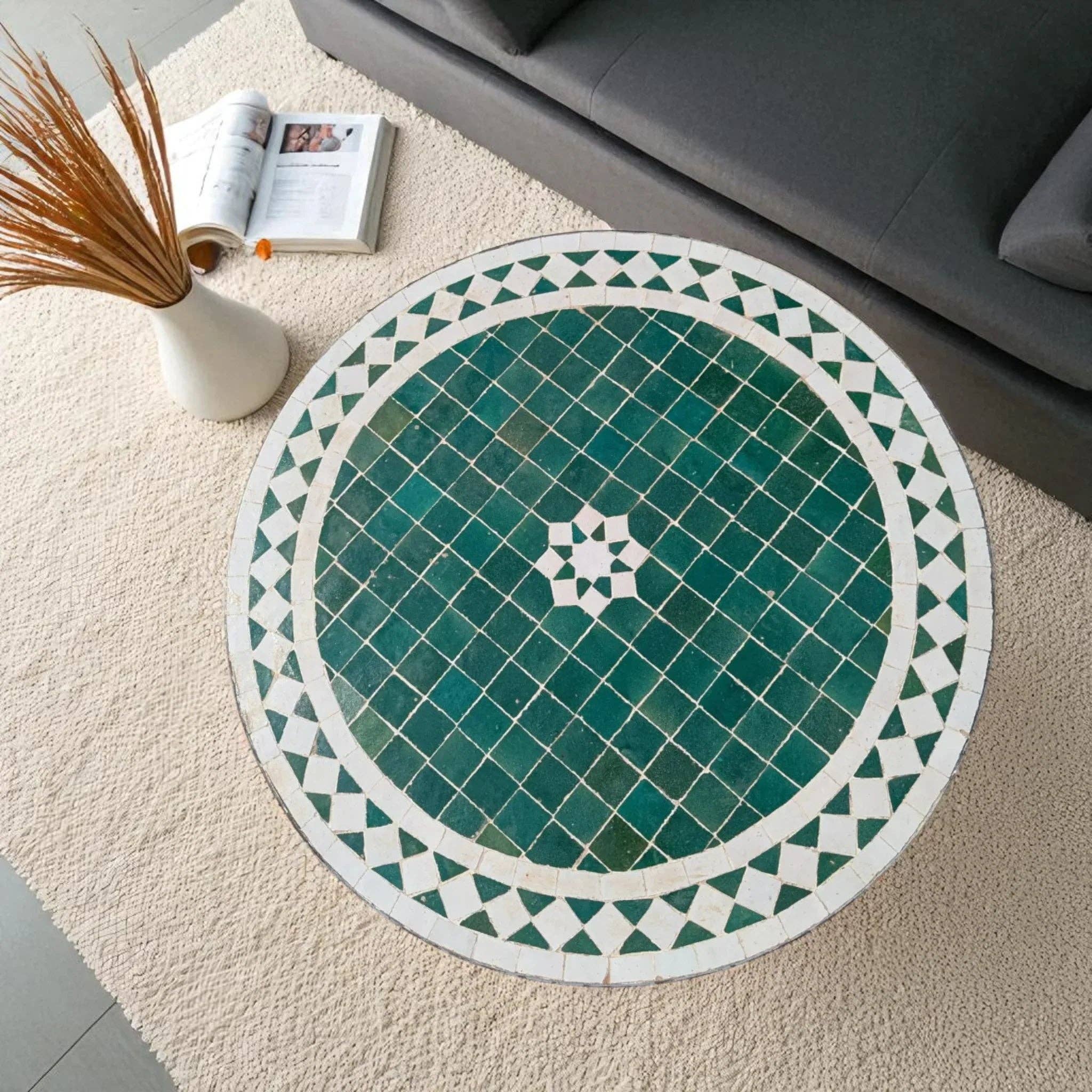 AtlasPerles - Vente Tables basses - Table de mosaïque de luxe1