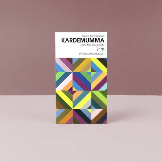 Svenska Kakao - Wholesale Chocolate Bar - Craft Chocolate bar: Cardamom 71% - Swedish bean to bar