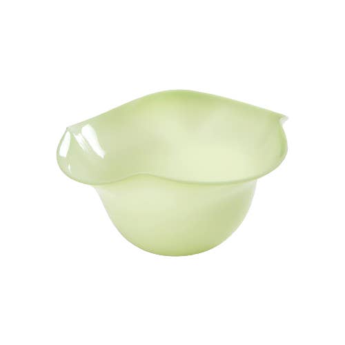 A taça de babados Antonia Murano em Verde por atacado de Domenica Marland