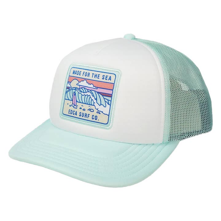 Catch Waves Foam Trucker Snapback Hat for wholesale by Everyday California