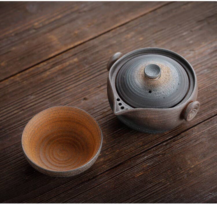 Gohobi （We cover U.S. import duties） - Wholesale Tea Set - Gohobi Handmade Ceramic Gaiwan Tea Set (Tall version)7