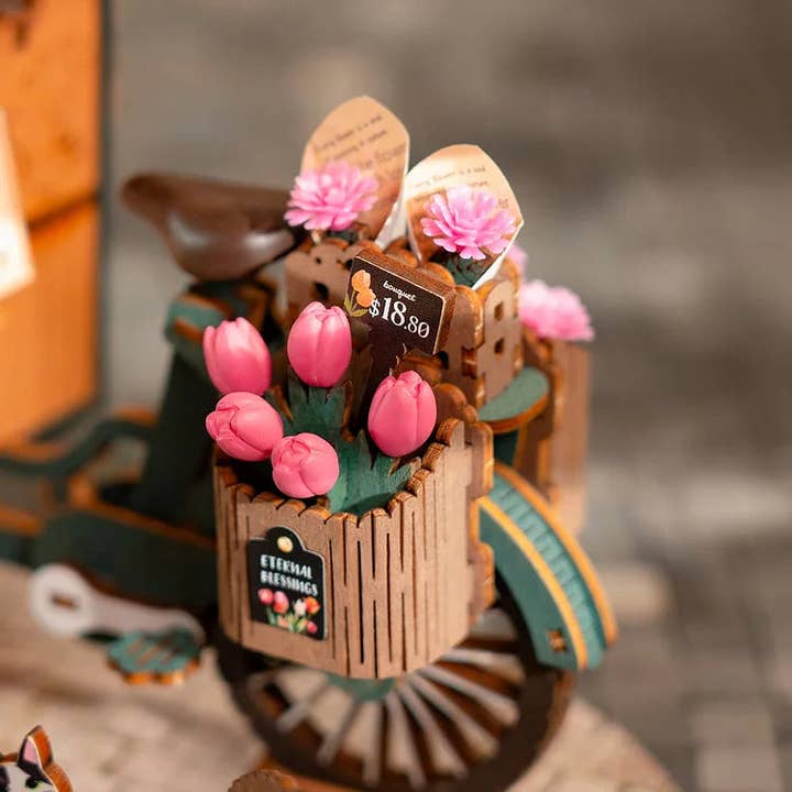 Kouhigh INC - Wholesale Puzzle - Kids - Rolife Blossom Cart 3D Wooden Puzzle