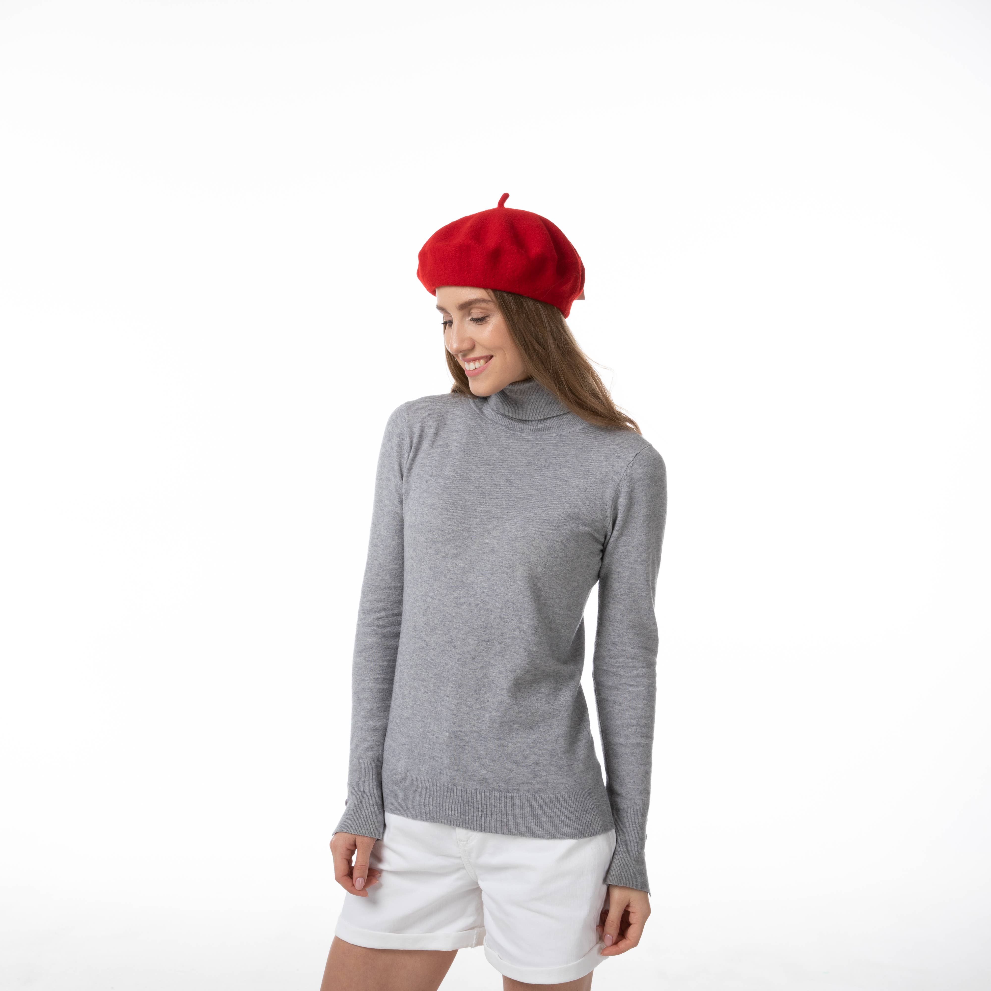 Stylex Party – wholesale Beret – Women's – Beret Hat Wool Autumn Women French Beret Winter Cute6