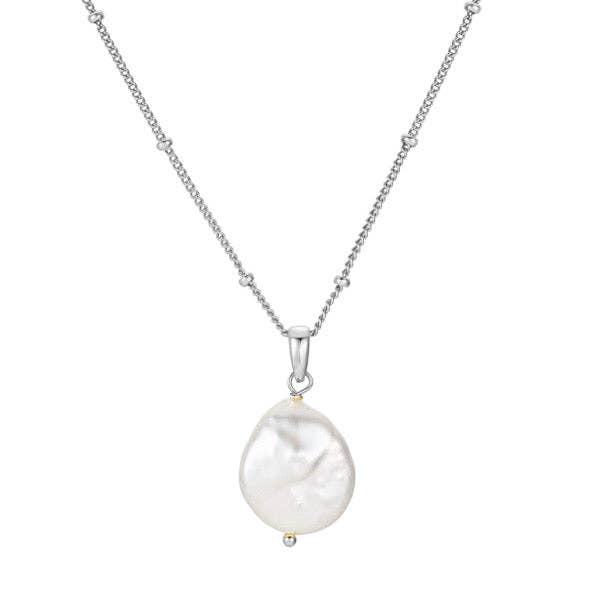 The Salty Gem - Wholesale Pendant/Charm Necklace - Plain Pearl Necklace1