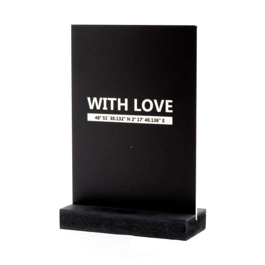 Prato Deco - Com Amor - Com Suporte por atacado de Mini Art Products