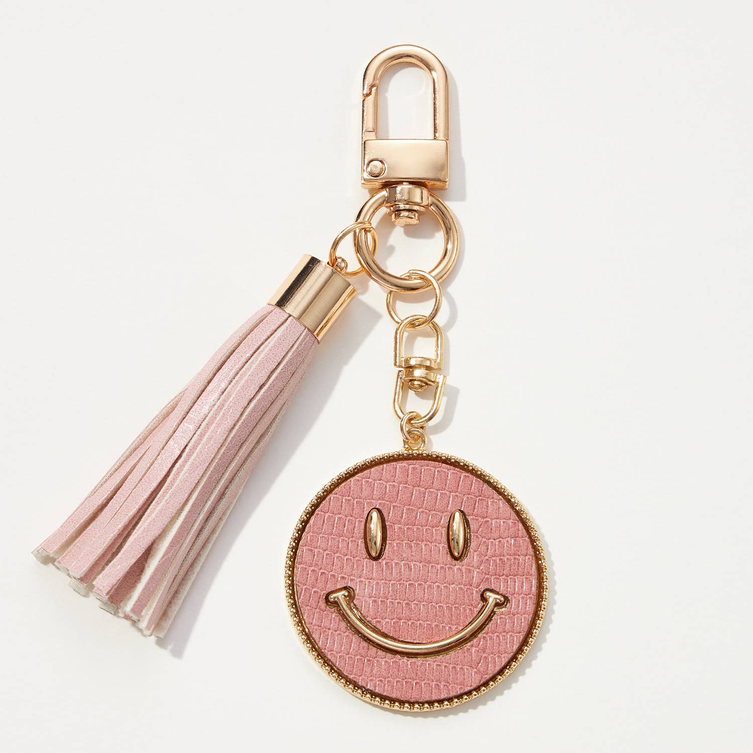 Frem – Porta-chaves - Mulher por atacado – Porta-chaves com Borla Texturizada e Sorridente4