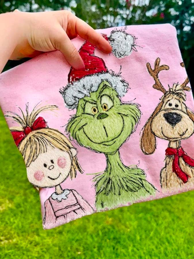 Grinch en vrienden kindersweatshirt / t-shirt voor wholesale door Tiny trendz teez