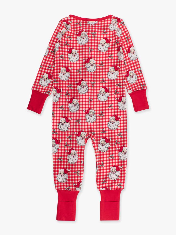 SoftSnooze™ Baby Bamboo Viscose Red Dear Santa Convertible One Piece Footie Pajama
for wholesale on Faire7