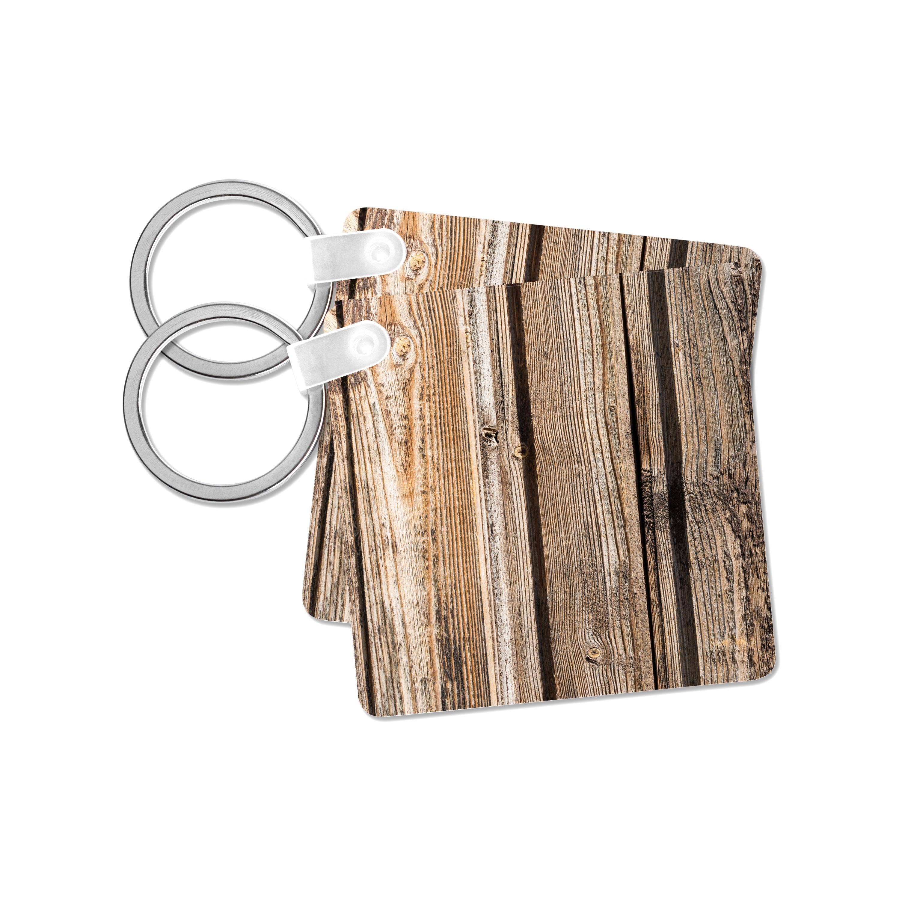 3dRose – wholesale Keychain – Unisex – 3dRose, Old, used, rough, wooden planks. Wood texture, Key Chain7