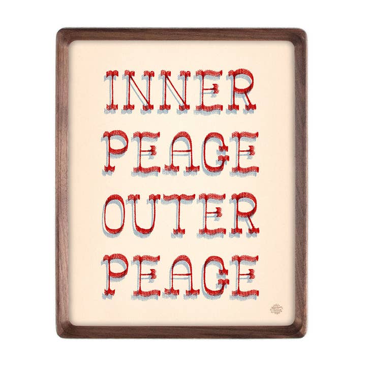 Inre frid Yttre frid Konsttryck för wholesale av Matthew Allen Art