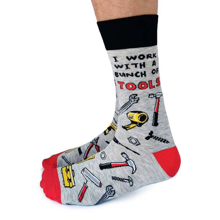 Uptown Sox - Wholesale Socks - Men's - Tool Time Socks- M/L (Men)0
