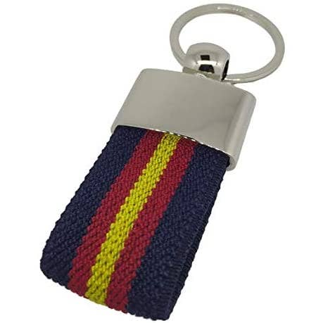 Beclosetoyou - Wholesale Keychain - Unisex - Spanish Flag Fabric Keyring