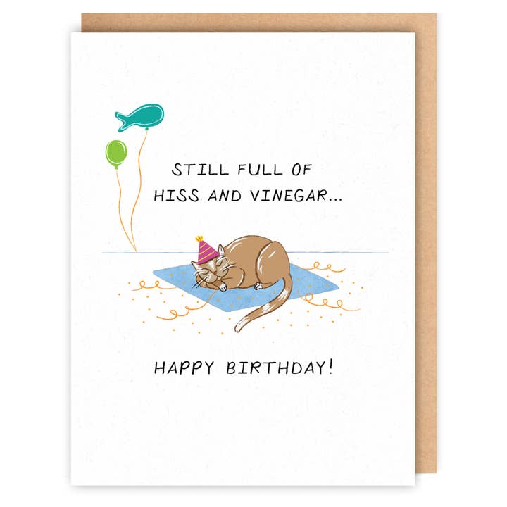 HISS AND VINEGAR CARD for wholesale by Second Story Cards