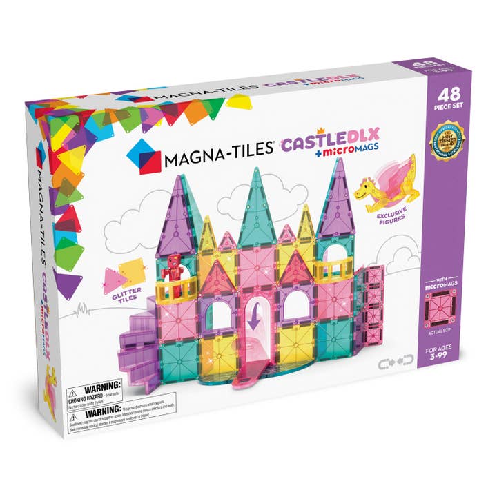 Magna-Tiles - Wholesale Building Set - Kids - Magna-Tiles Castle DLX 48-Piece Set