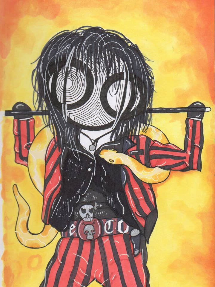 Alice Cooper Art Print for wholesale by Harth Creations