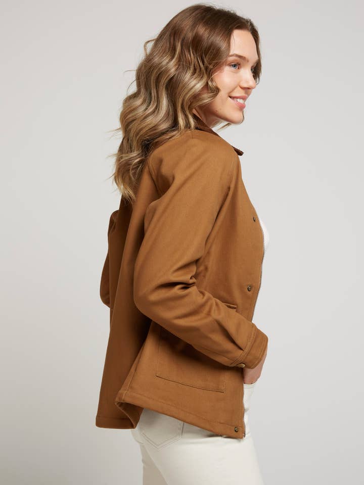 Andy & Lucy - Wholesale Jacket - Women's - ACHILE - Hunter jacket in structured cotton6