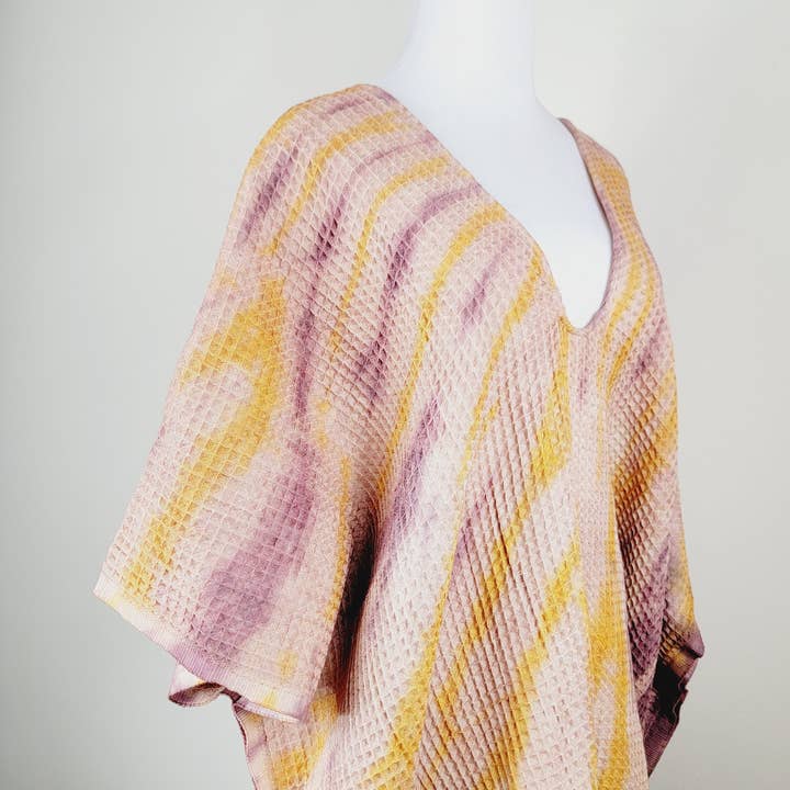 One Size Everyday Cover Up Towel – Beach Perfect, Plum/Lemon for wholesale by EBRU Home