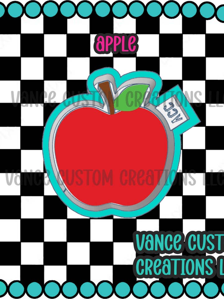 Apple Freshie Molds with Inserts and Card Stock for wholesale by Vance Custom Creations