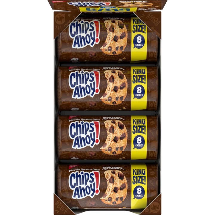 Snacky Candy - Wholesale Cookie - Chips Ahoy Chunky King Size 4.15 oz 8 count3