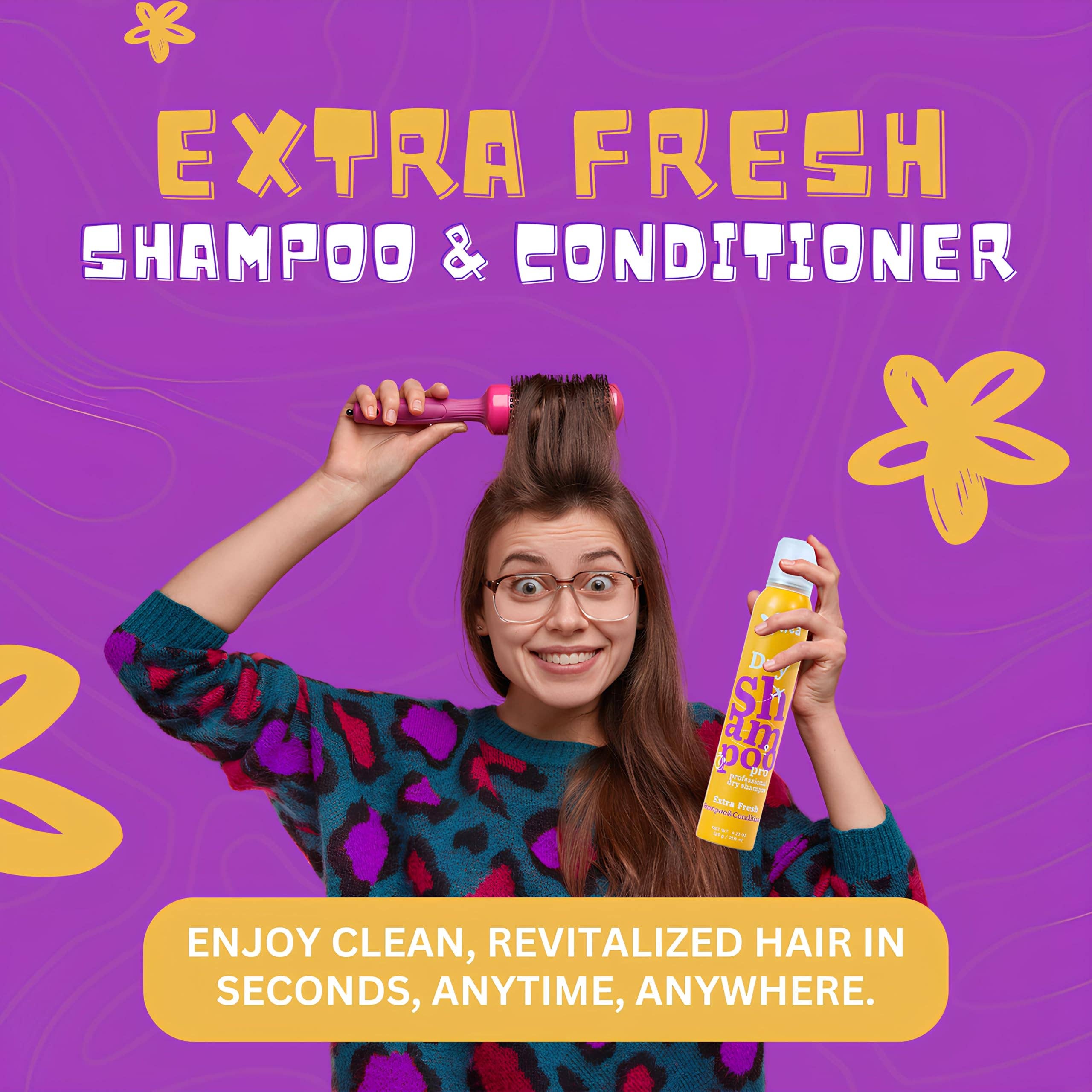 Babilo - Vendita all'ingrosso Shampoo secco - Shampoo secco volumizzante per capelli scuri, assorbimento istantaneo dell'olio, senza residui bianchi, non tossico, ideale per donne e uomini, aggiunge volume senza seccare16