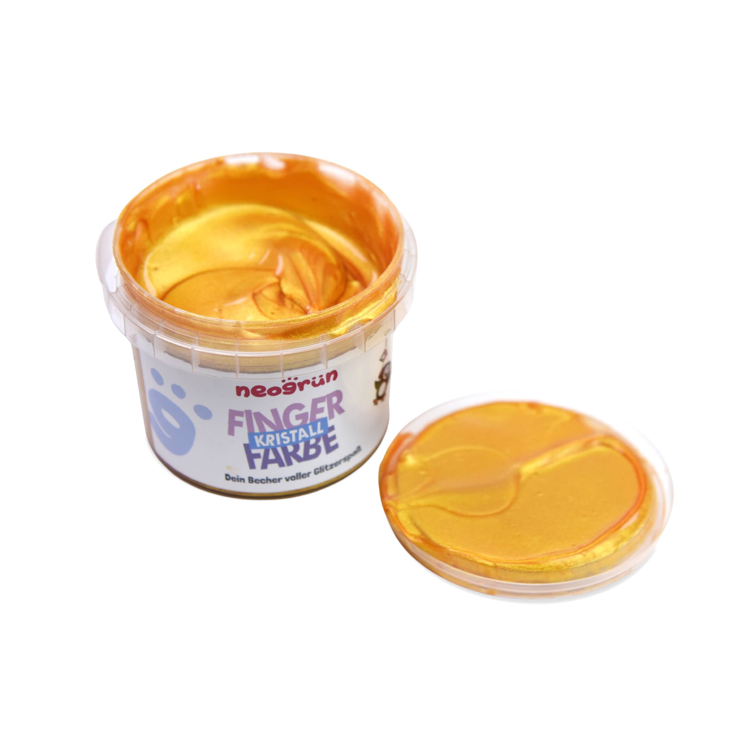NEOGRÜN - Wholesale Finger Paint - Crystal Organic Finger Paint - Vegan - Gold