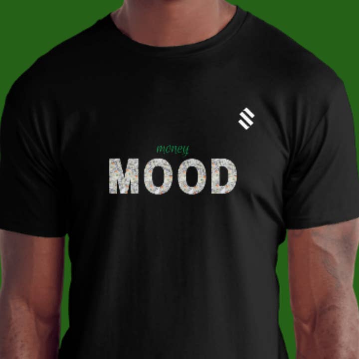 "Money MOOD" Unisex T-Shirt for wholesale by The Wealth Builder Brand