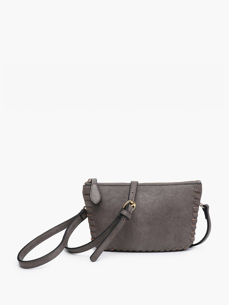Jen & Co. - Vente Sac à bandoulière – femme - Sac à bandoulière Bonnie à double compartiment M2397 Whipstitch2
