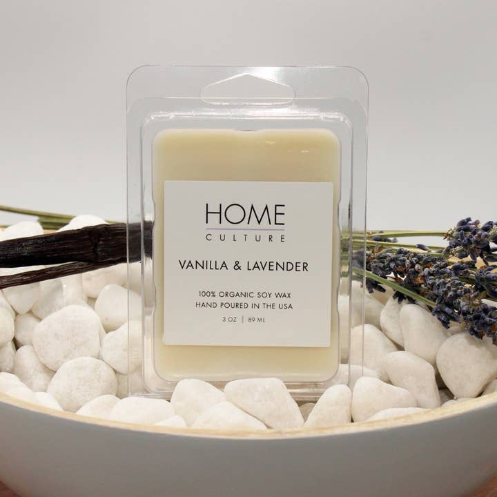 Home Culture - Wholesale Jar/Filled Candle - Vanilla & Lavender Soy Candle