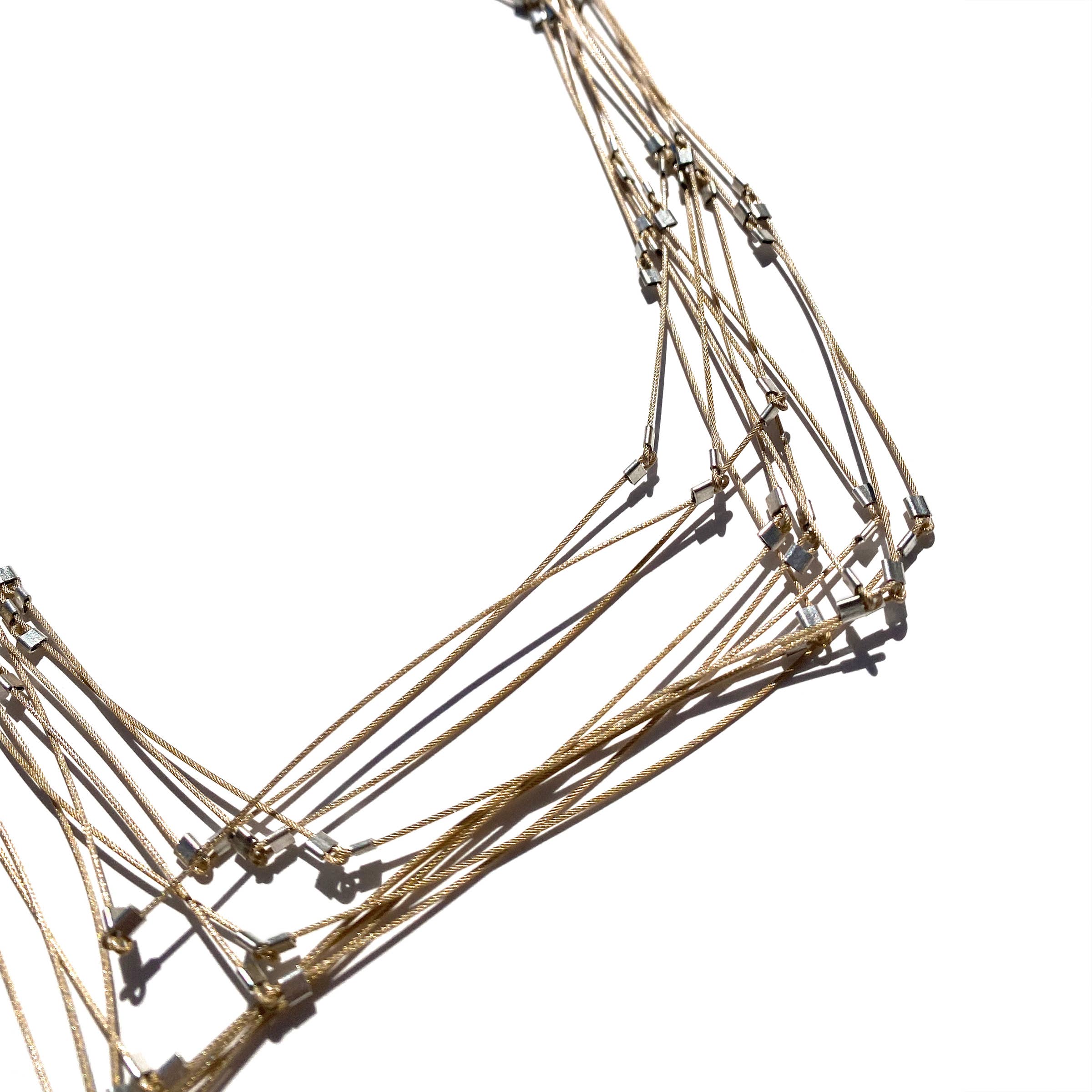 Meghan Patrice Riley – Colar de elos e correntes por atacado – Colar Segmentos de Linha 18" (Curto)4