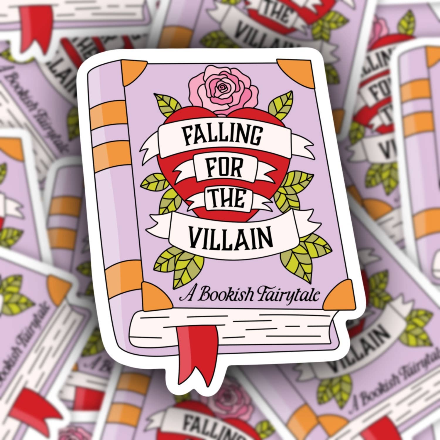 Sage and Virgo - Wholesale Phone & Laptop Stickers - Falling For The Villian, A Bookish Fairytale Sticker1