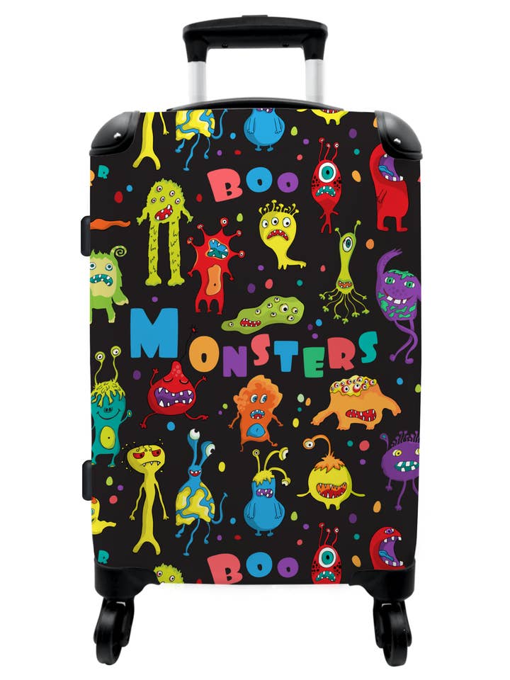 Koffer - Monster - Kleuren - Kinderen - Ruimte voor wholesale door MuchoWow