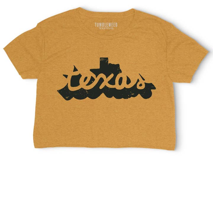 Texas Shadows Crop - Graphic Tee for wholesale by TWT Brand