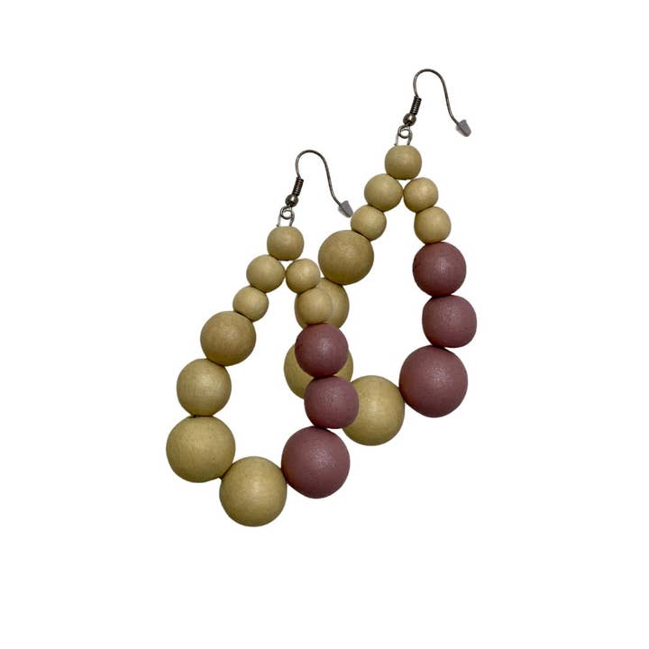 Bijondo - Wholesale Dangle Earrings - Brazil Big Wood Earrings
